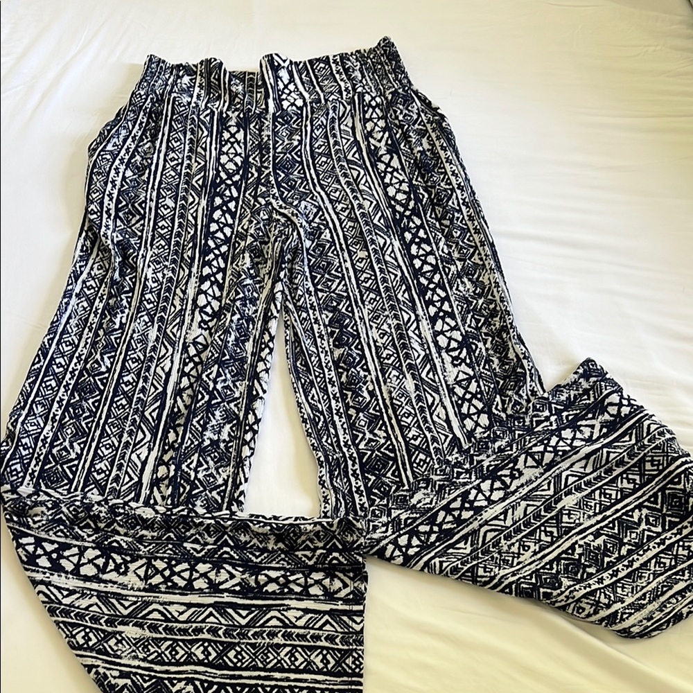Three dots boho printed pants